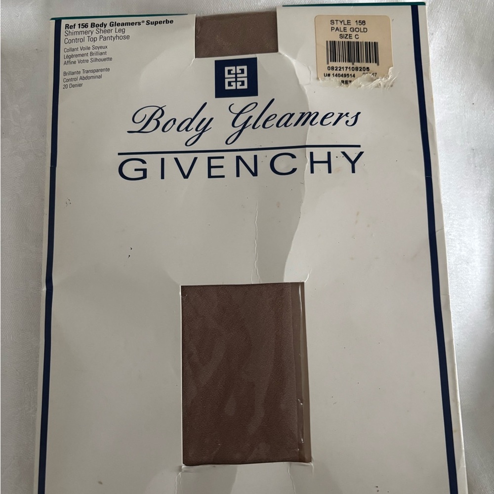 Givenchy Shimmery Sheer Pantyhose in Pale Gold